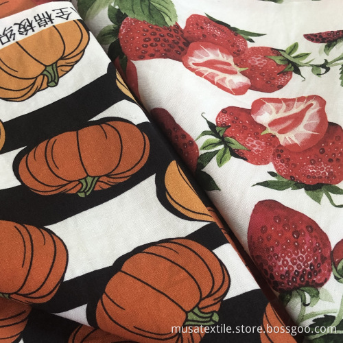 OEM NOMOQ Woven Printed 100% Cotton Poplin Fabric